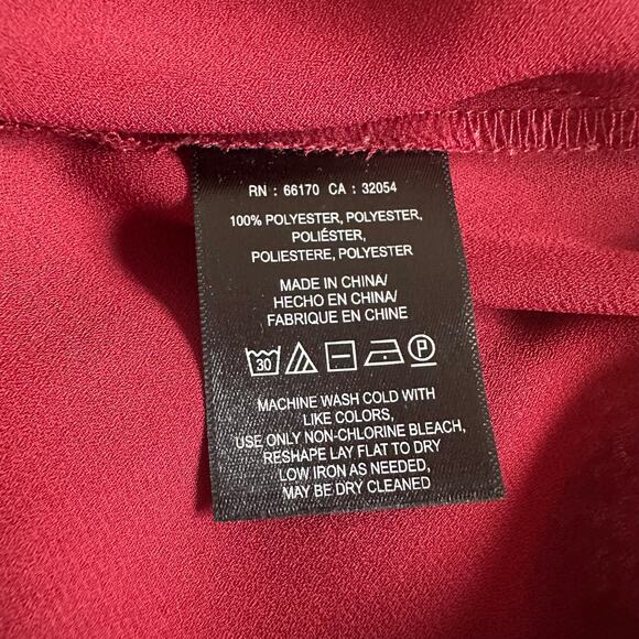 Maeve Anthropologie wine red top size 4 - Picture 7 of 12